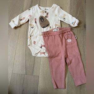 $9 bundle / NWT 2pc Rabbit + Bear Dog puppy outfit 3-6m